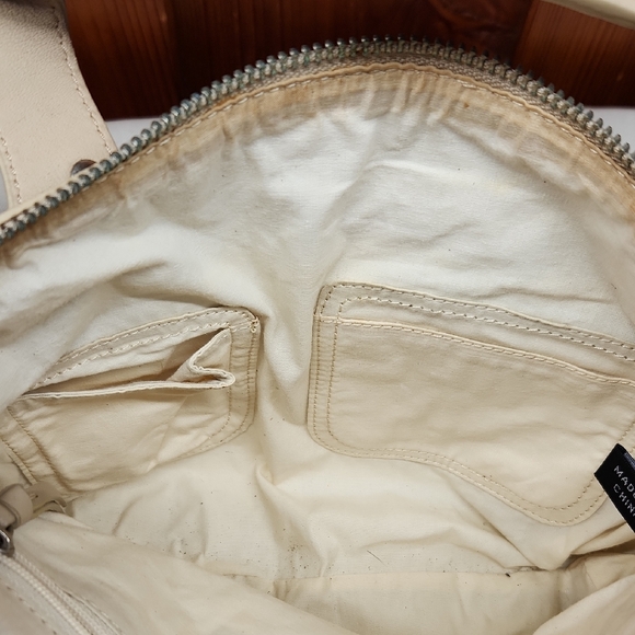 DKNY Cream and Gray Women's Bag EUC - Picture 6 of 6